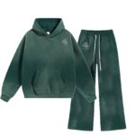 Washed Sweatsuit Pullover & Wide Leg Pants - All Colors - Image 12