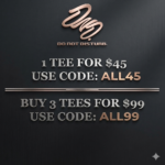 LIVE NOW: 1 TEE FOR $45.00 | 3 FOR $99