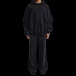 DND. FAUX SWEATSHIRT HOODIE SET