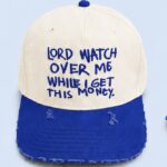 Lord Watch Over Me Hat - Royal Blue/Cream