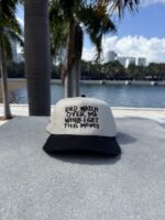 Lord Watch Over Me Hat - Black/Cream - Image 3