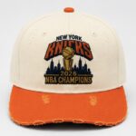 New York 2026 Champions Hat - Orange/Cream