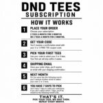 DND. TEES SUBSCRIPTION